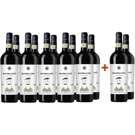 10+2 Paket Barbacrò Vino Rosso - Alemat