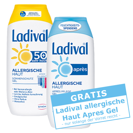 LADIVAL allergische Haut Gel LSF 50   200 ml  Gel