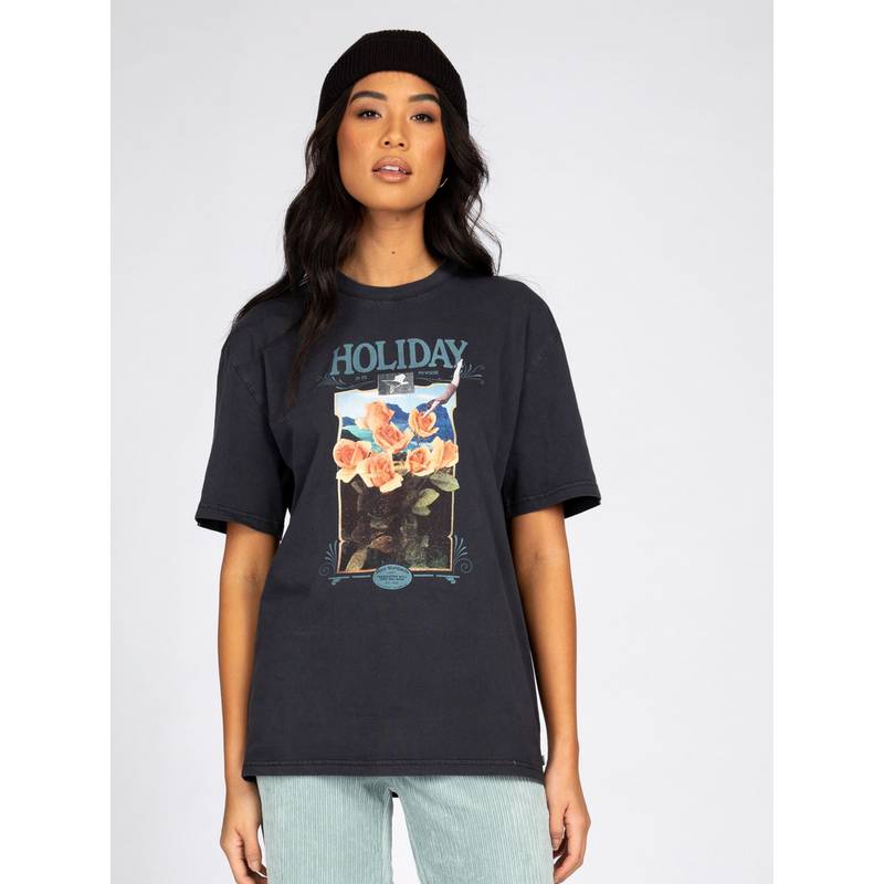 RUSTY DREAM HOLIDAY BOYFRIEND FIT TEE T-Shirt Damen