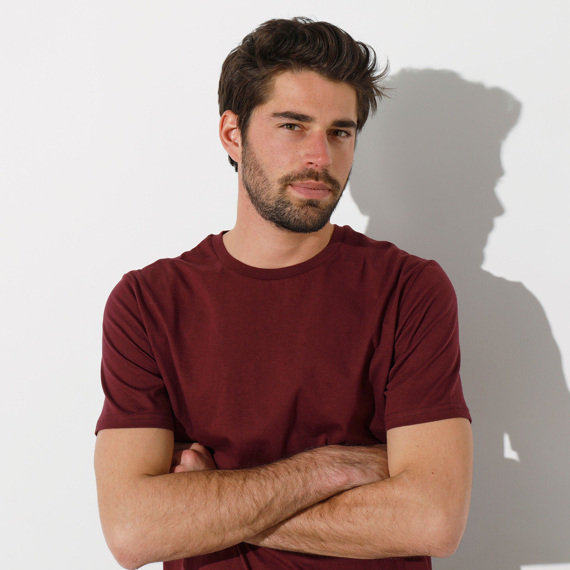 T-shirt col rond manches courtes