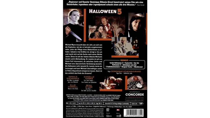 Halloween 5 - Die Rache des Michael Myers - Ungekürzte Fassung