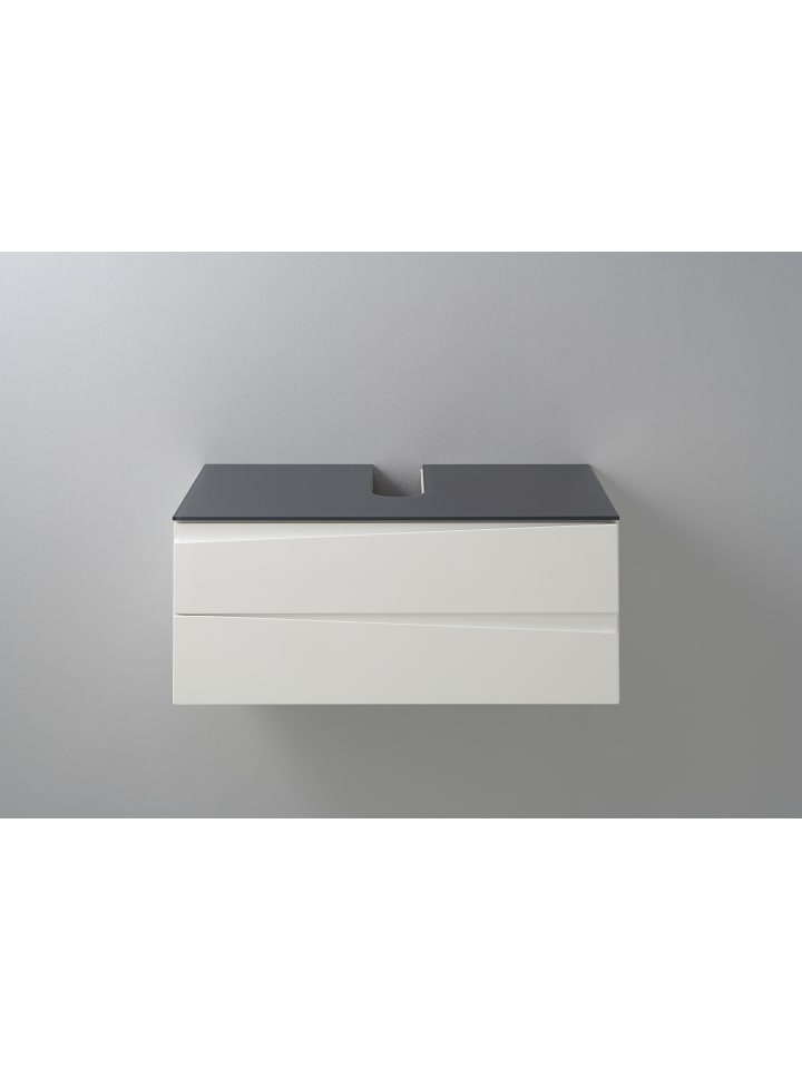 byLiving Waschtisch Shape in Weiß - (B) 80 x (H) 33 x (T) 47 cm günstig kaufen onesize