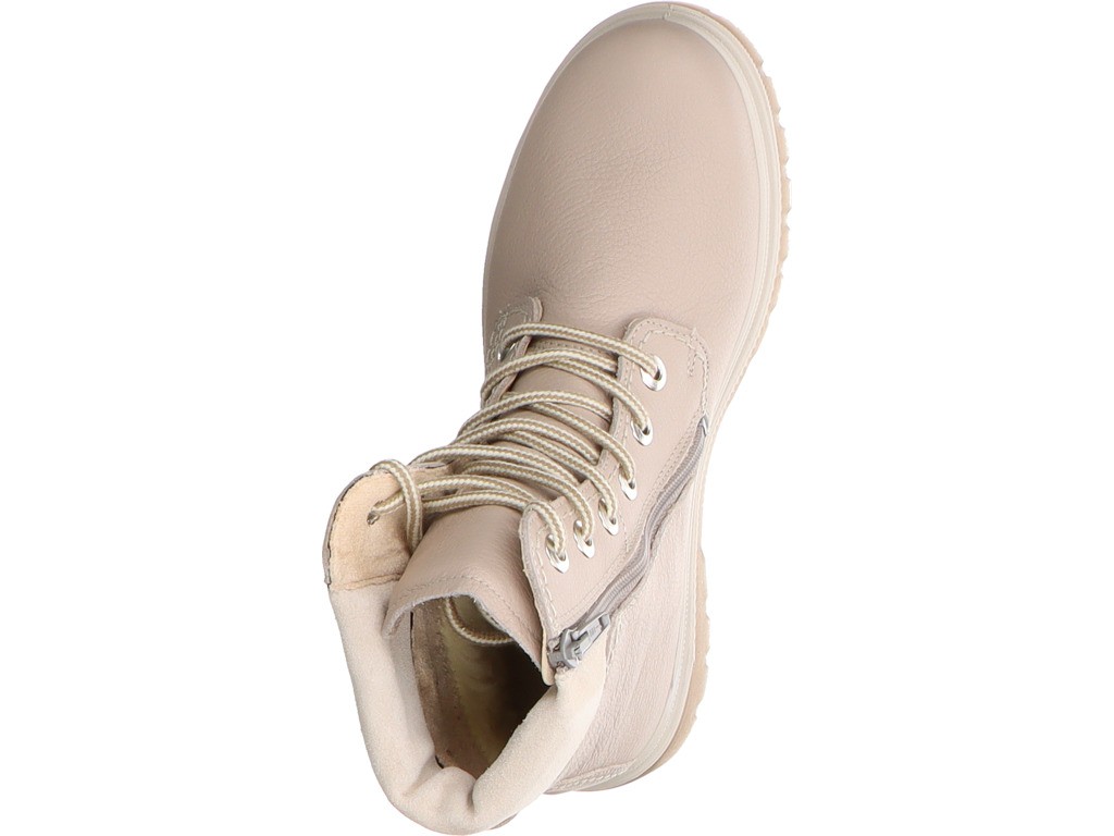 SUPERFIT Stiefeletten taupe Stiefelette Leder - MONTA