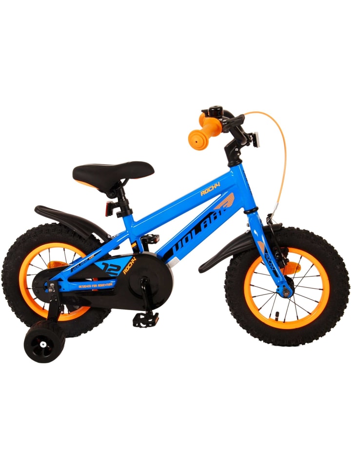 Volare Kinderfahrrad Rocky für Jungen 12 Zoll Kinderrad in Blau Fahrrad 3 Jahre günstig kaufen onesize