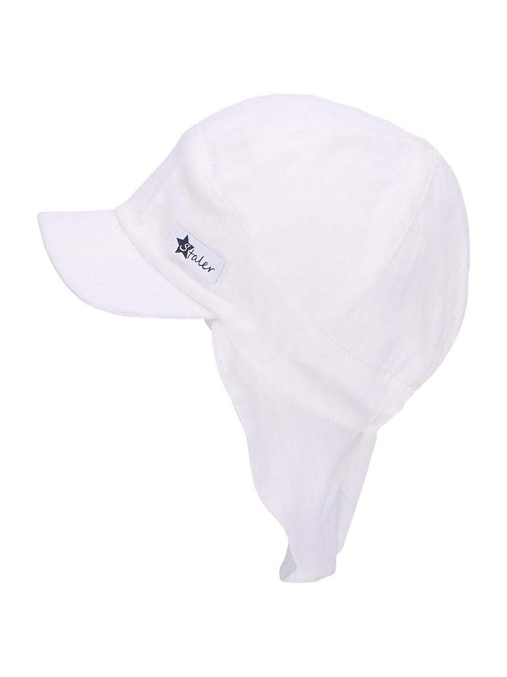 Sterntaler Nackenschutzcap in Weiß günstig kaufen