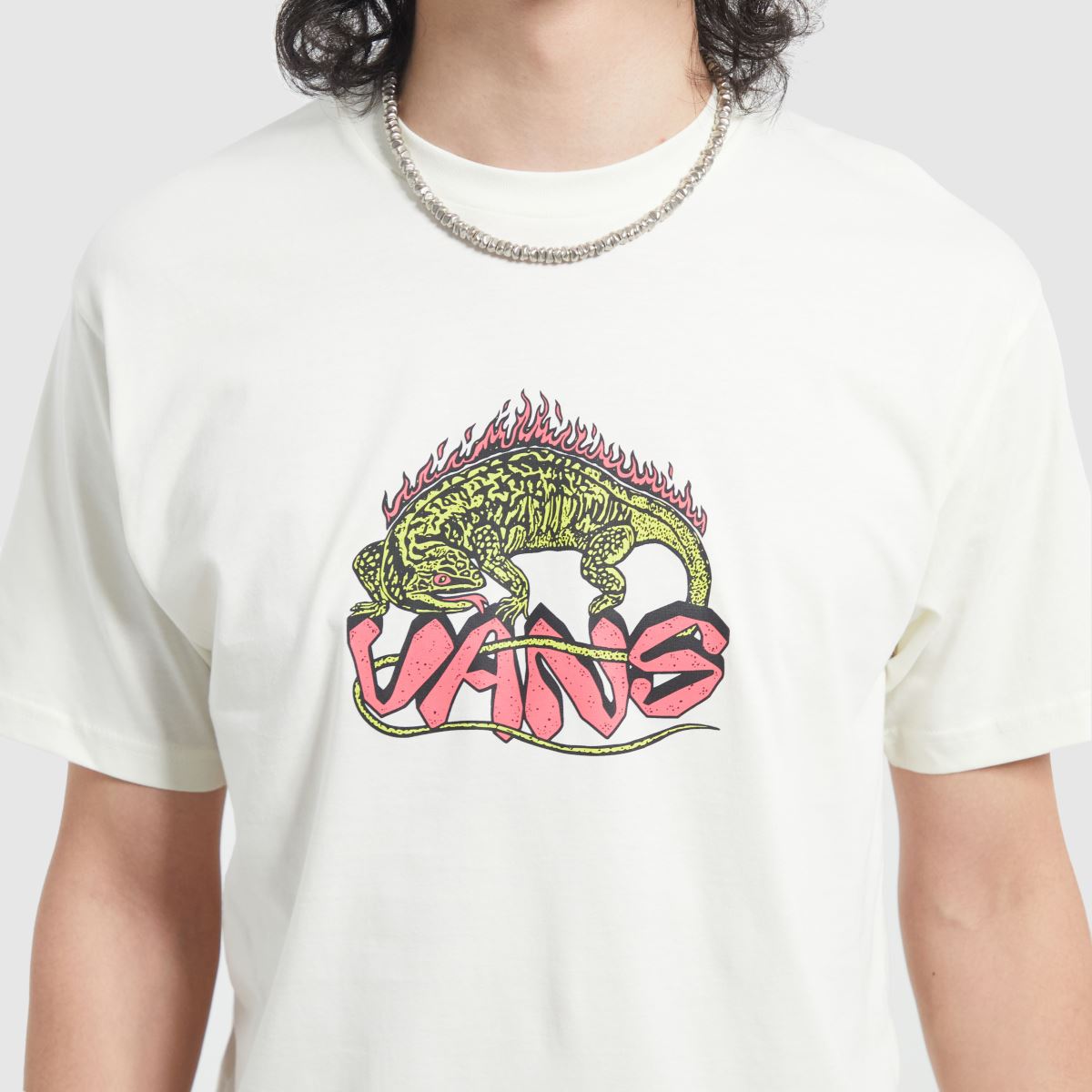 Vans – Firey Friend – Off-white t-shirt