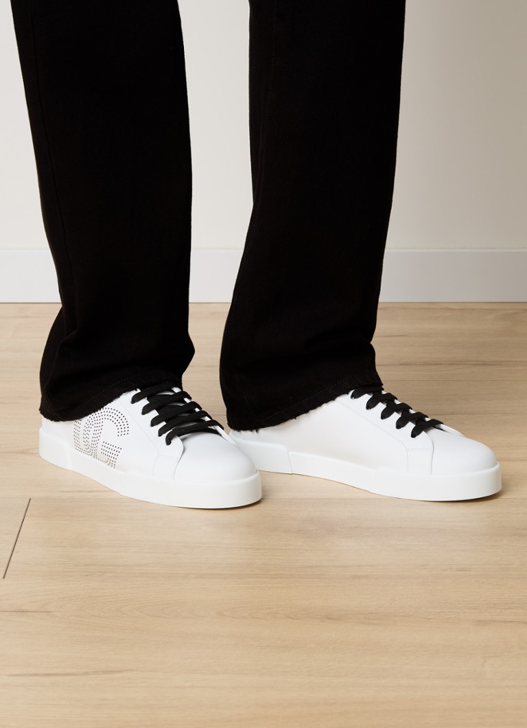 Sneakers Dolce & Gabbana Portofino in pelle di vitello con logo