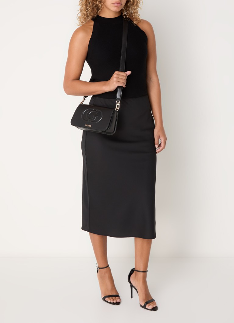 GUESS  Eco Mietta schoudertas met afneembare schouderriem