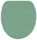 WC-Deckelbezug Cover MEUSCH, Höhe 20 mm, rutschhemmend beschichtet, Kunstfaser, Uni Farben, waschbar