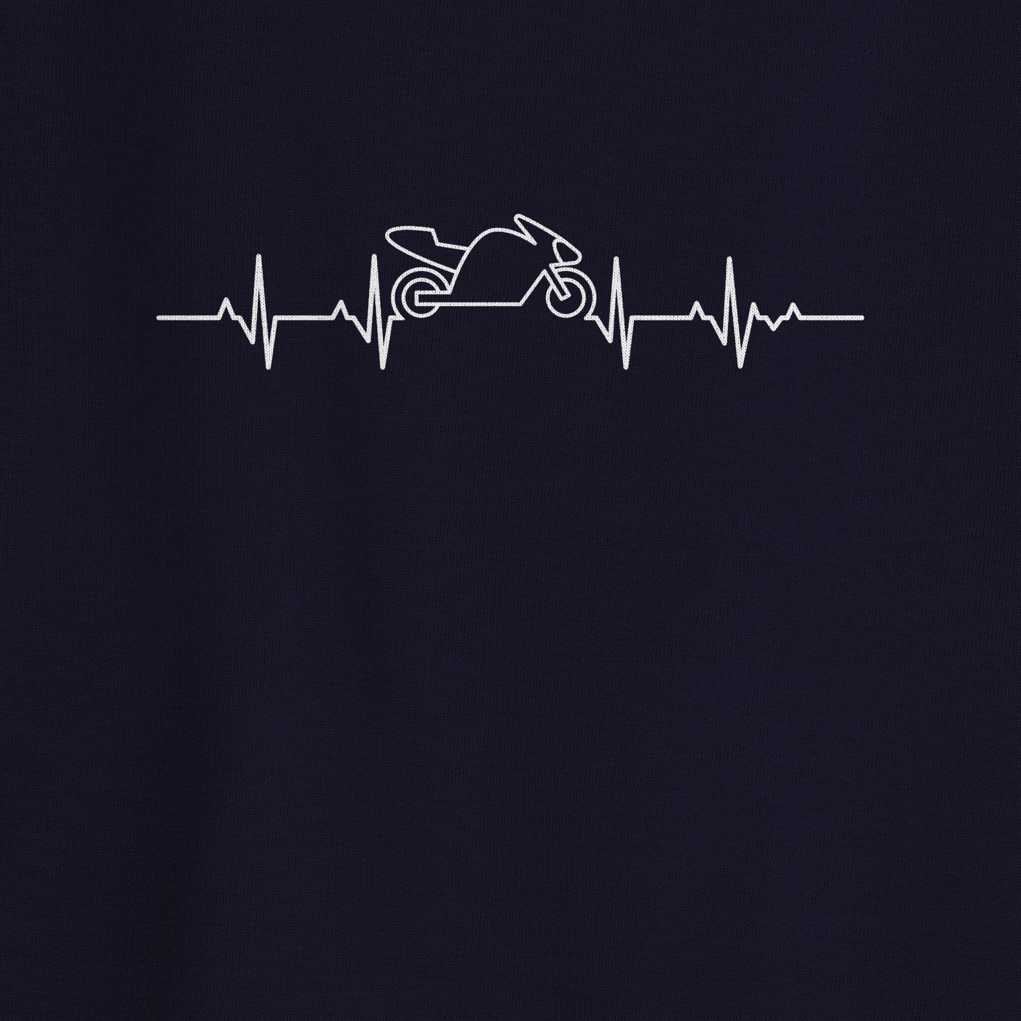 Shirtracer Sweatshirt Herzschlag Motorrad - Motorbike (1-tlg) Motorrad Biker