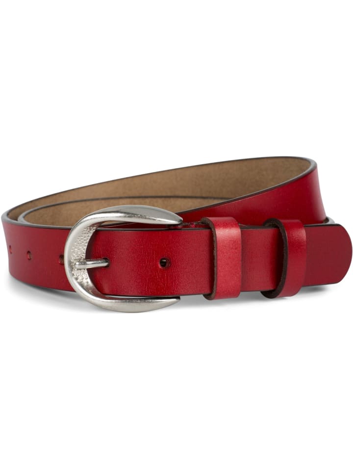 styleBREAKER Gürtel in Weinrot günstig kaufen
