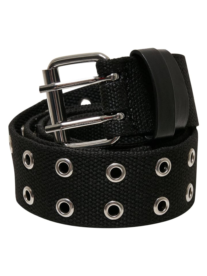 Urban Classics Urban Classics Gürtel in black/silver günstig kaufen