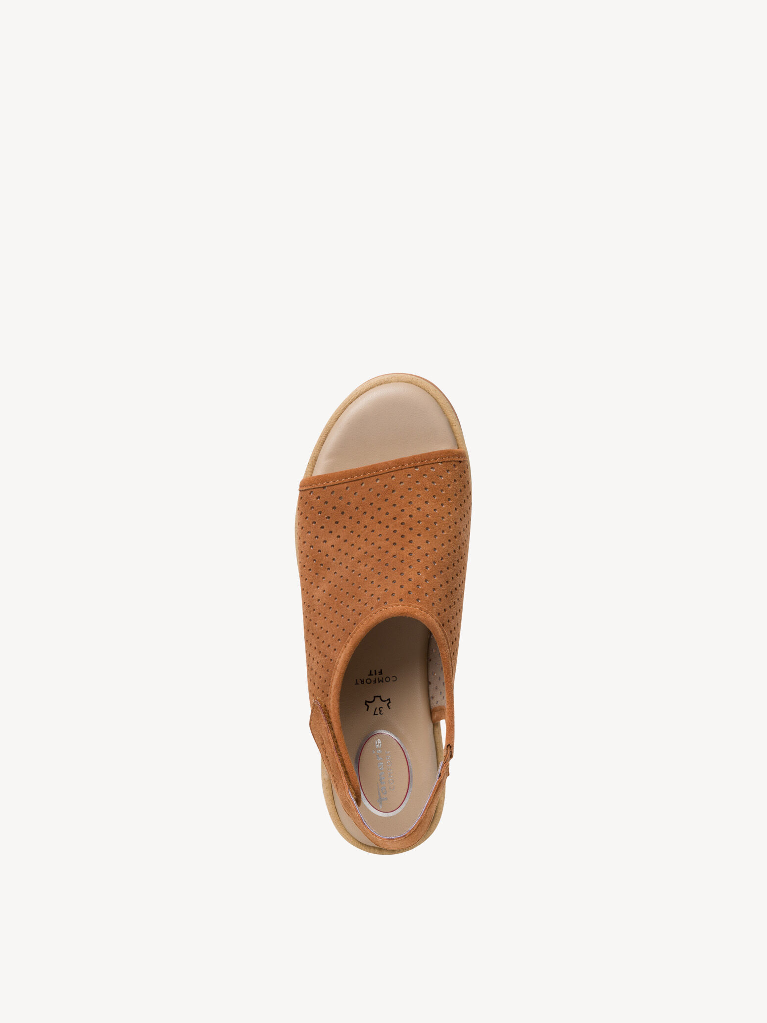 Sandale en cuir - marron