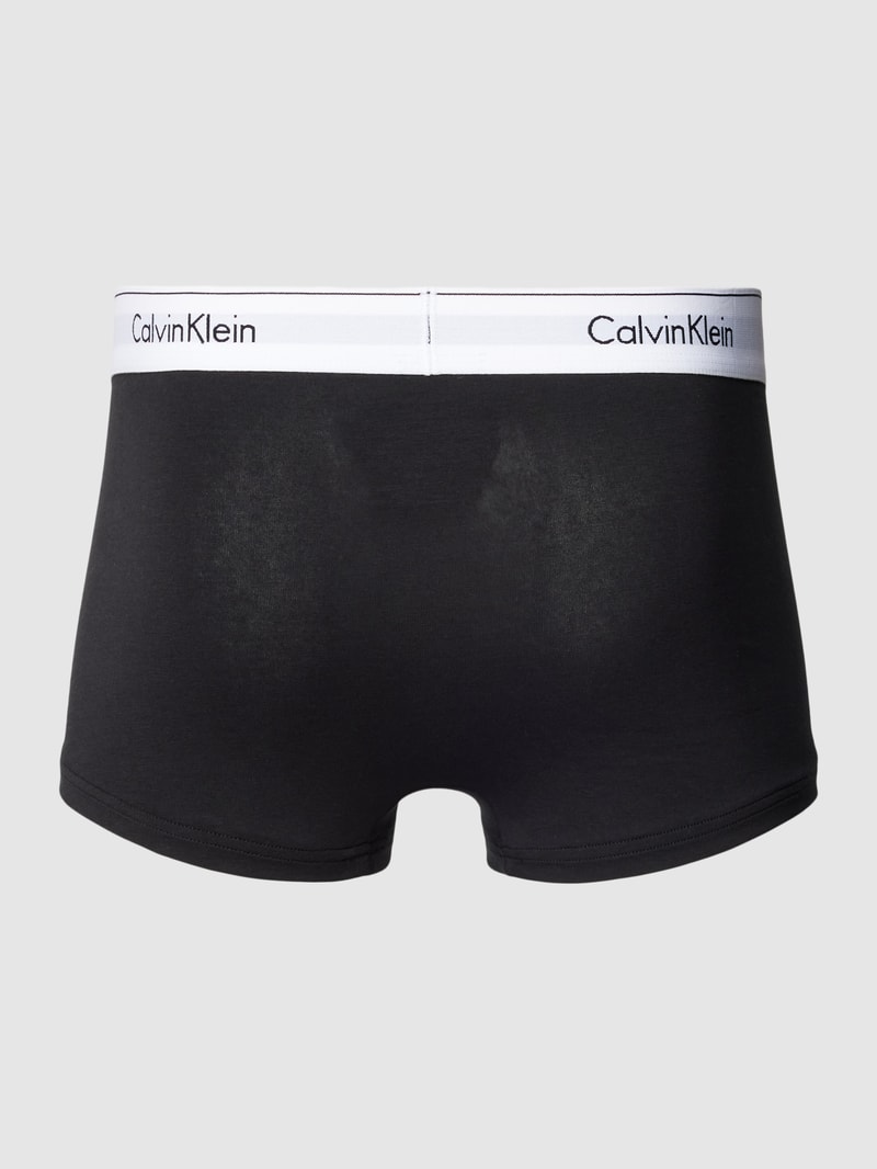 Trunks mit elastischem Bund in schwarz