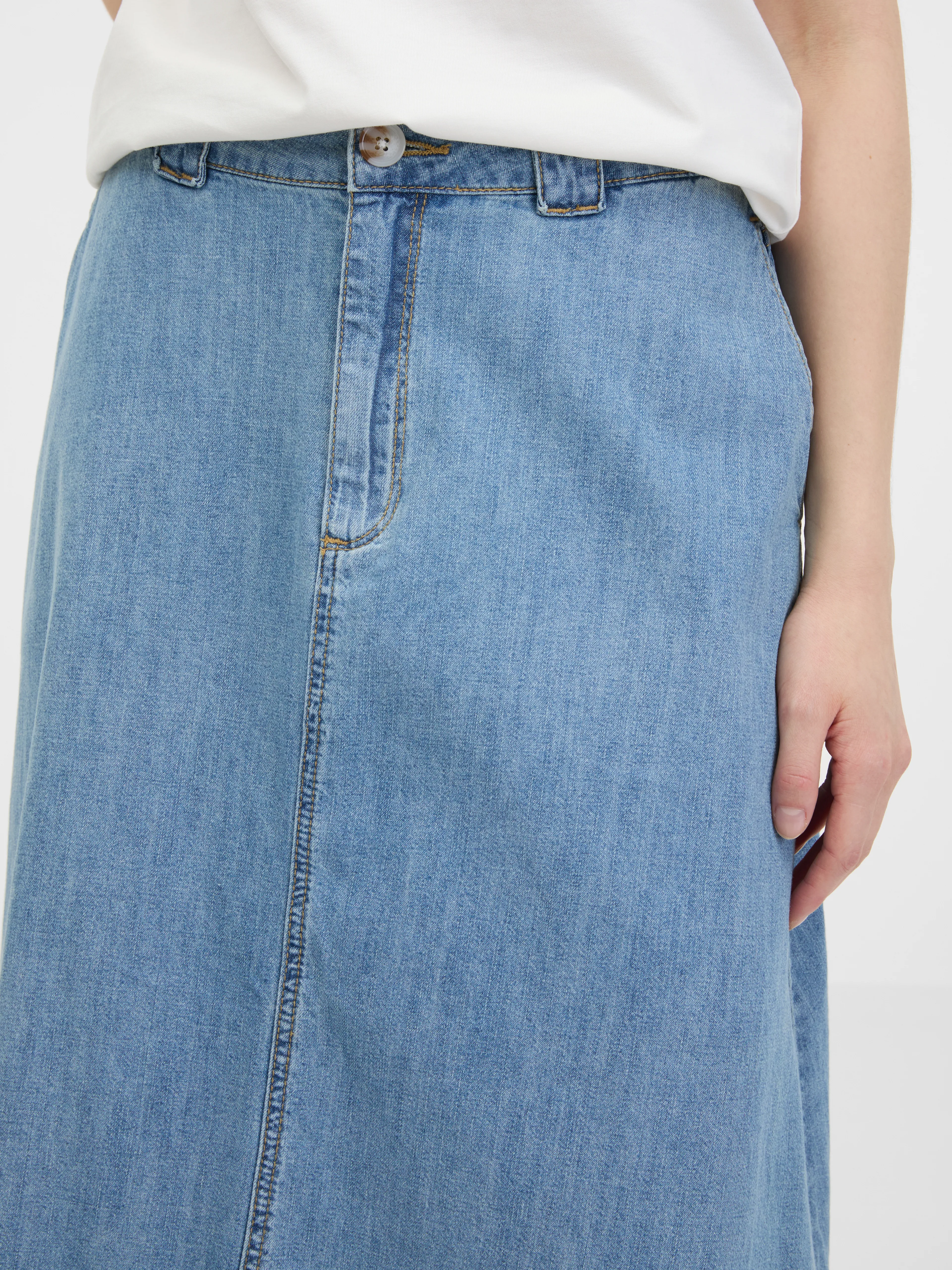 Hellblauer Damen-Jeansrock ORSAY