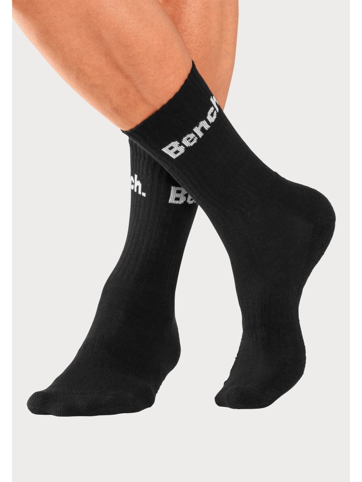 Bench Tennissocken in 6x schwarz günstig kaufen