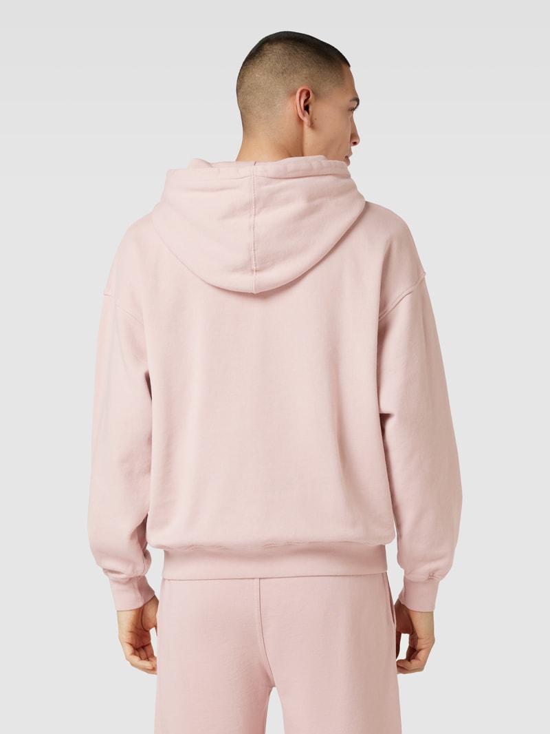 Oversized Hoodie aus Bio-Baumwolle in hellrosa