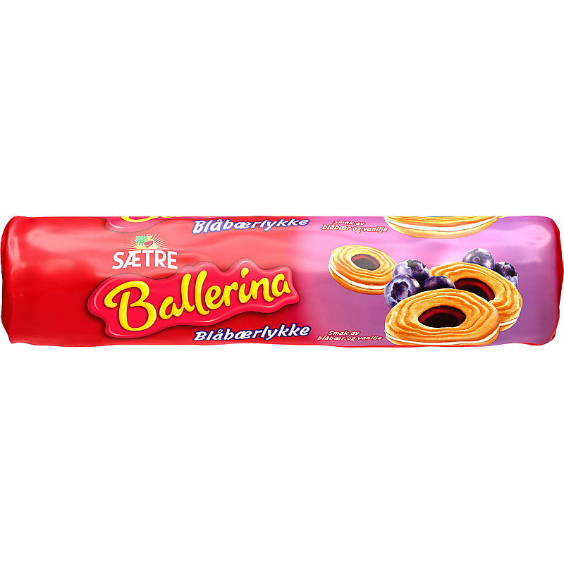 Sætre Ballerina Blåbærlykke 190 g