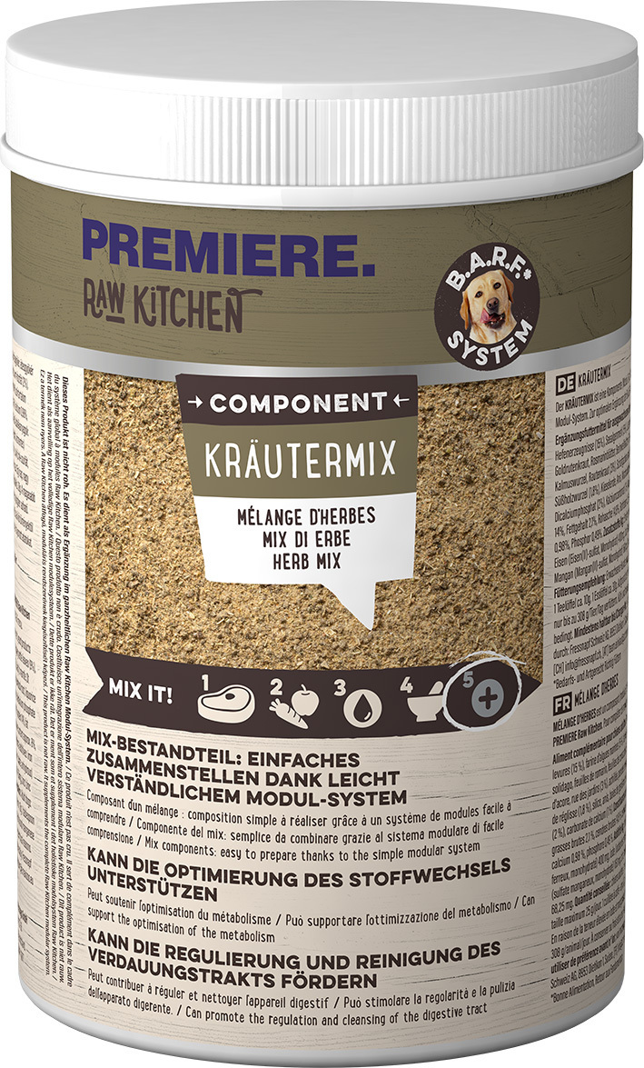 PREMIERE Ergänzungsfutter & Aufzucht PREMIERE RAW KITCHEN Kräutermix 500g
