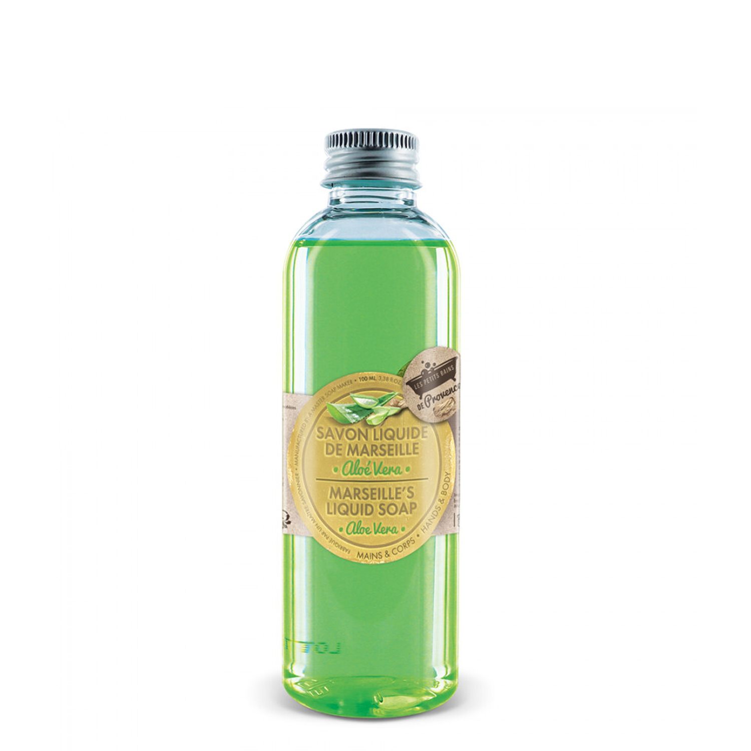 Les Petits Bains de Provence Savon Liquide de Marseille Parfum Aloe Vera
