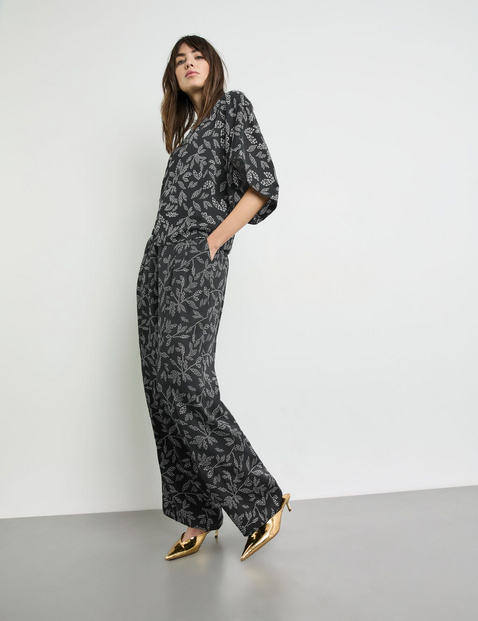Oversized Bluse mit weitem Arm