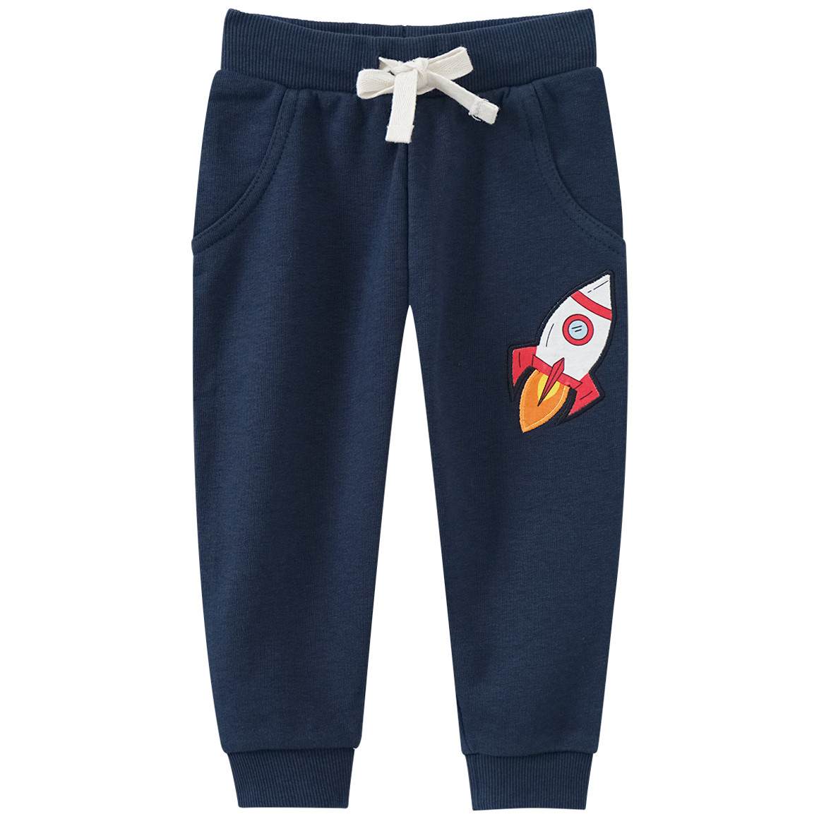 Baby Jogginghose mit Raumschiff-Applikation
