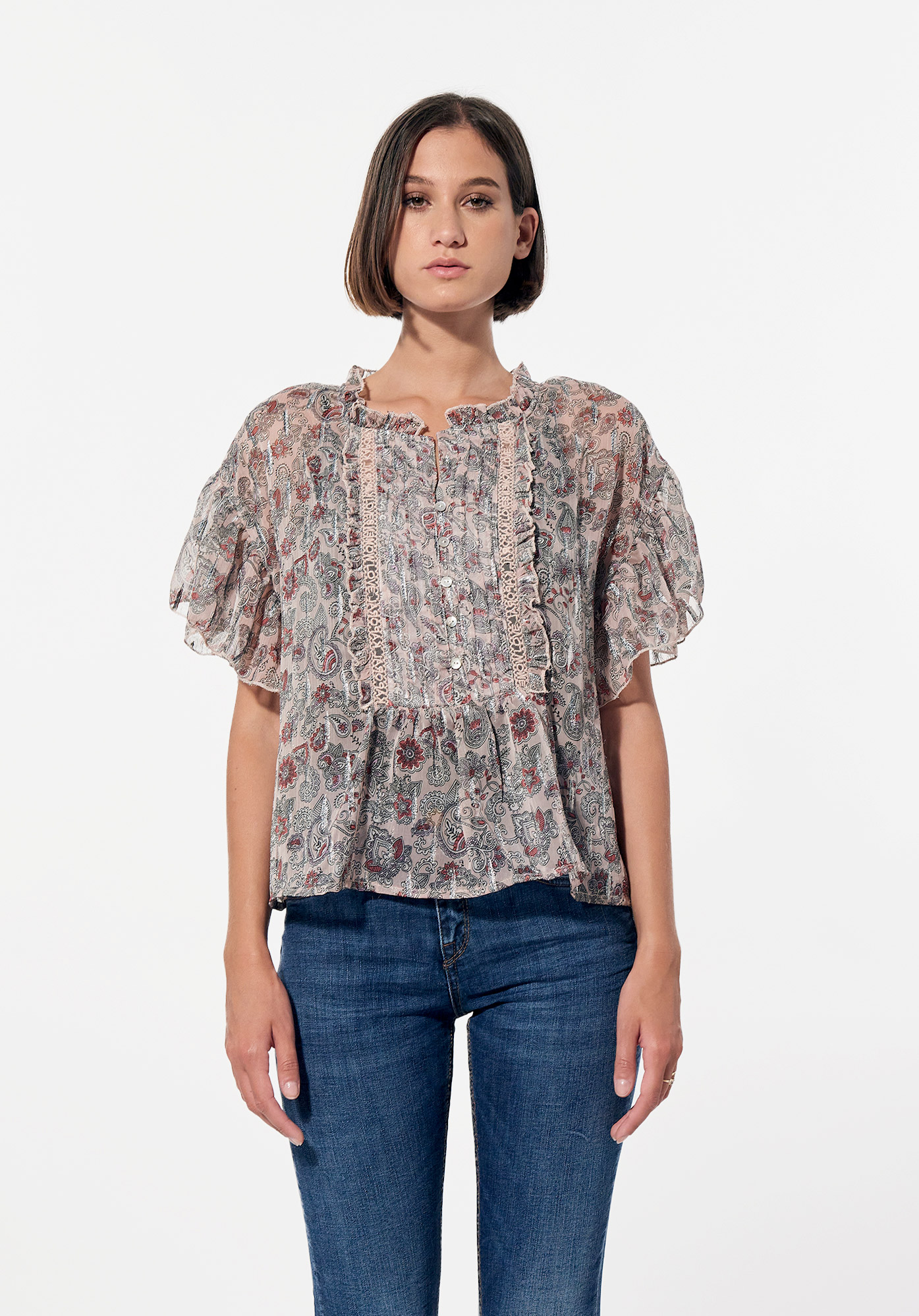 VALSE  Blouse fleurie Femme