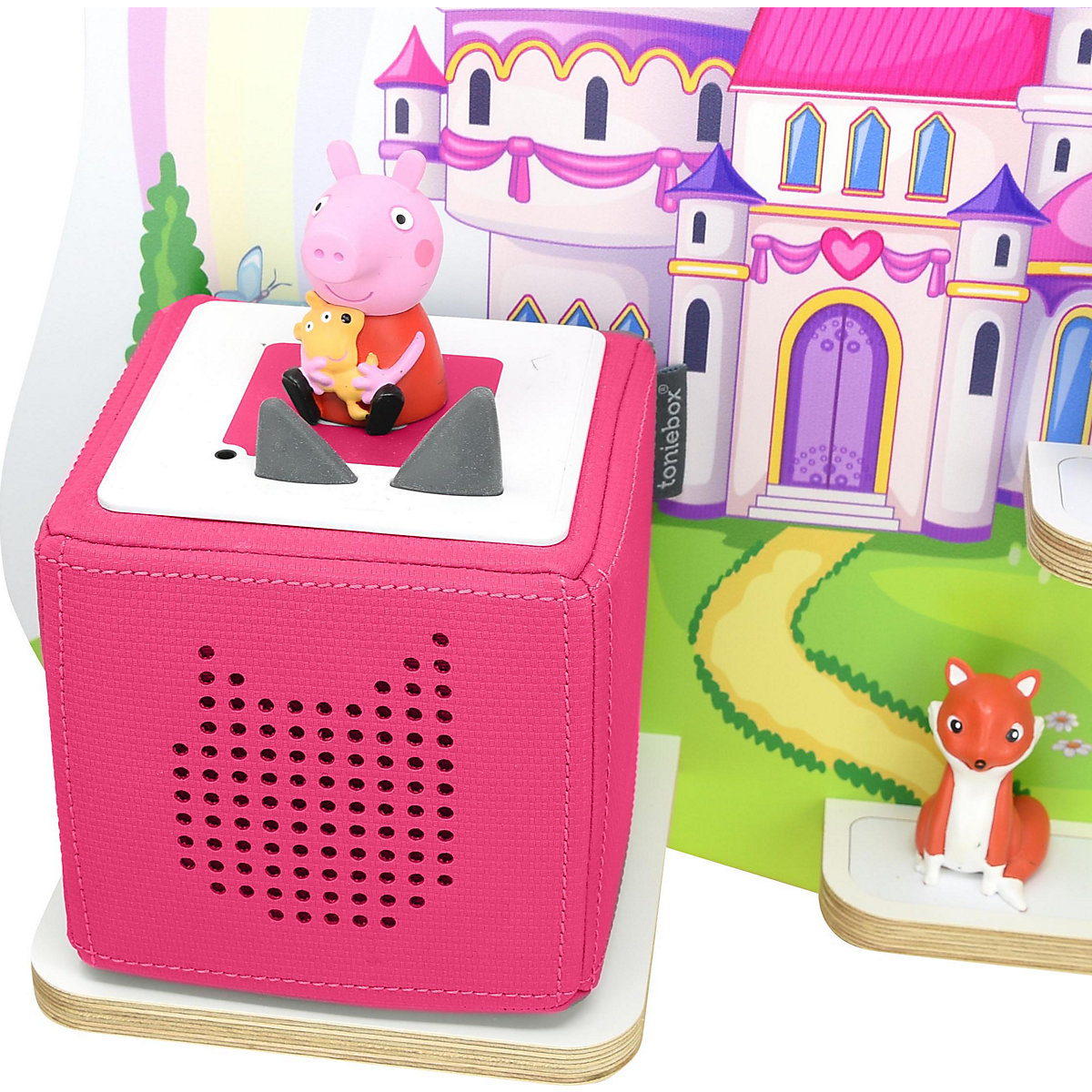 Regal für Musikbox Regenbogenschloss - geeignet für Toniebox
