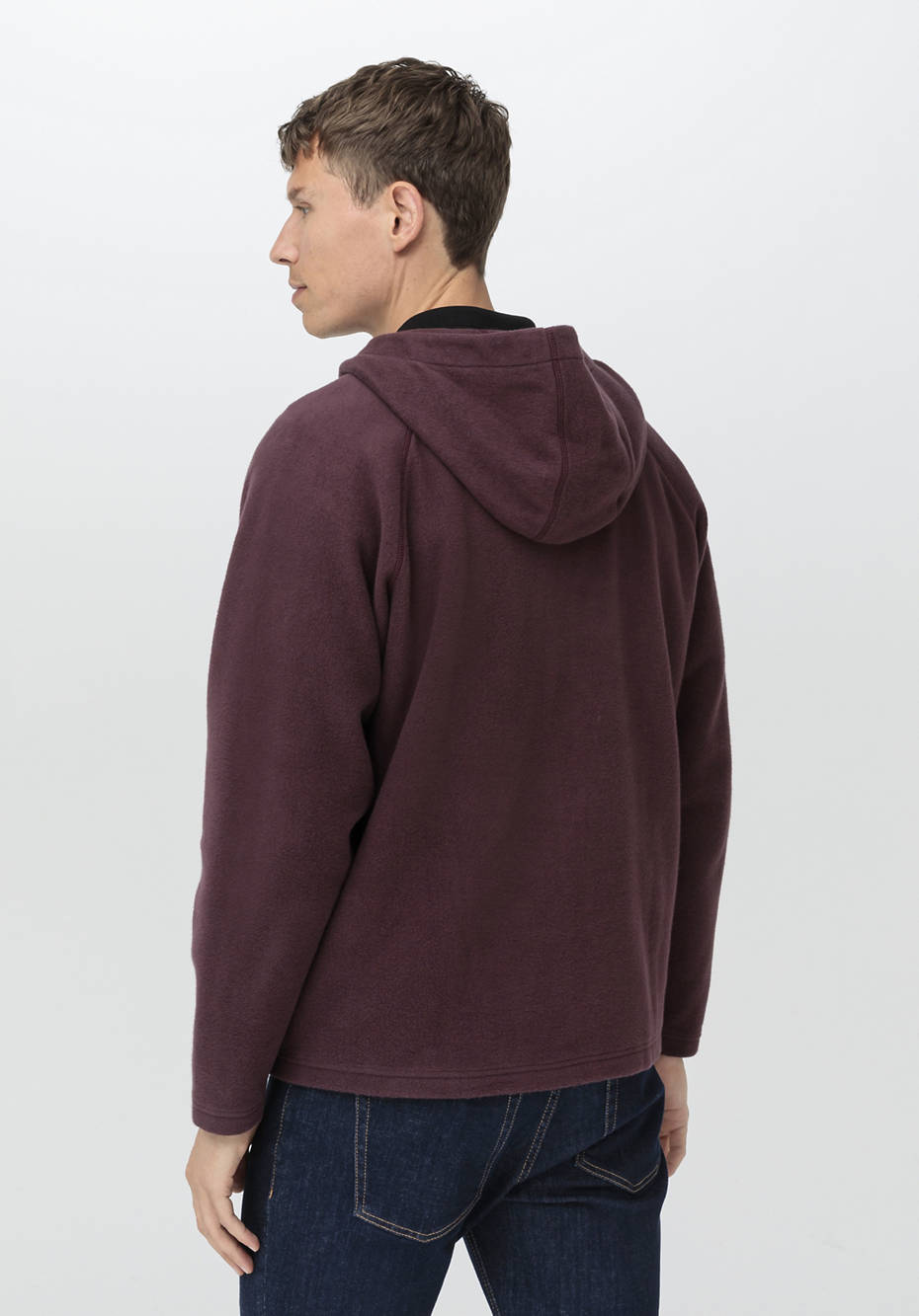 Softfleece-Jacke aus reiner Bio-Baumwolle