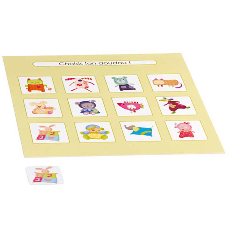 Jeu de société Où est mon doudou  Oxybul