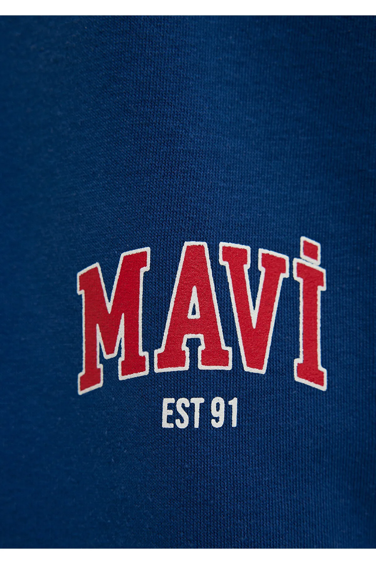 Mavi  Marineblaue Jogginghose mit Logo-Print1010757-82625