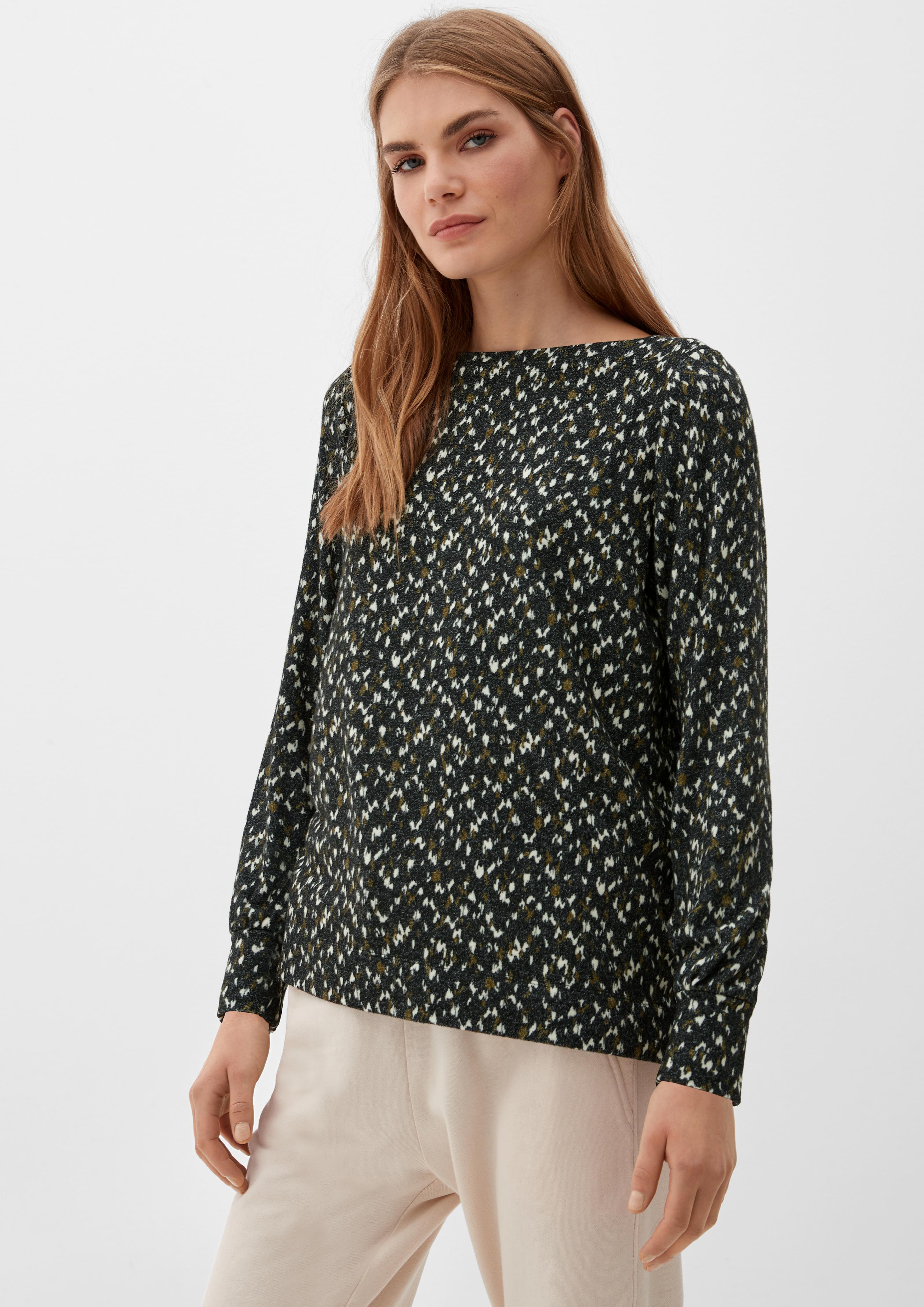 Langarmshirt mit Alloverprint  2121775-99A2