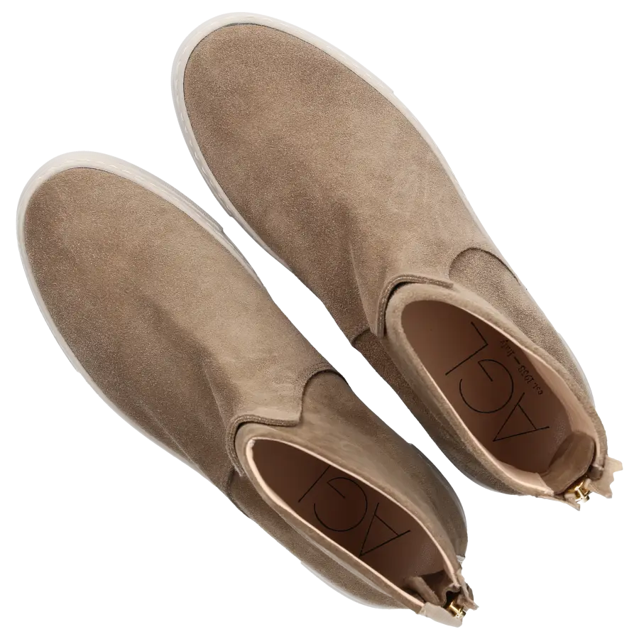 AGL Attilio Giusti Leombruni - Klassische Stiefeletten MEGHAN BOOTIE Veloursleder - grau