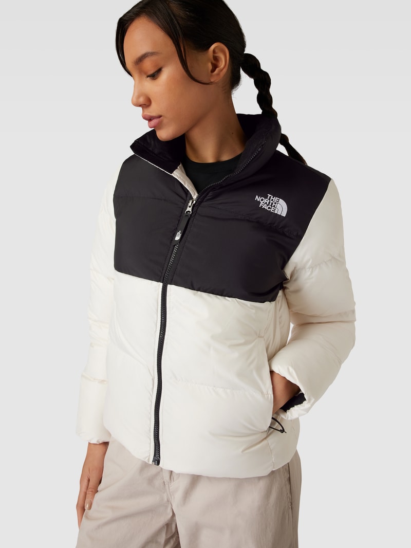 Steppjacke in Two-Tone-Machart Modell 'Saikuru' in weiß