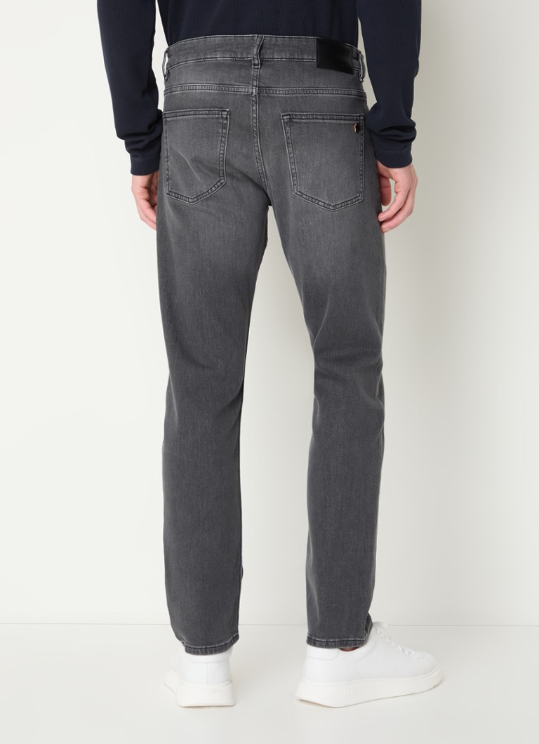 Blugi HUGO BOSS Delaware Bo Slim-Fit cu aspect de distress