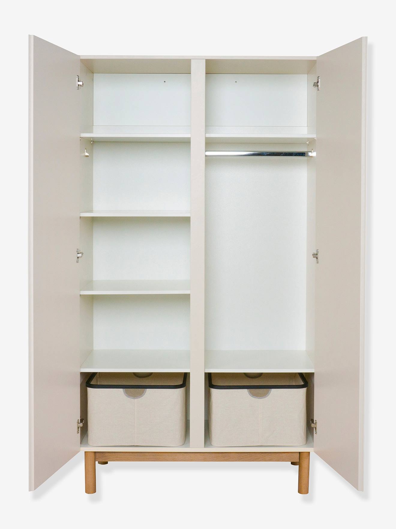 Quax Kinderzimmer Kleiderschrank 2-Türen Mood MDF/Buche QUAX - tonfarbig