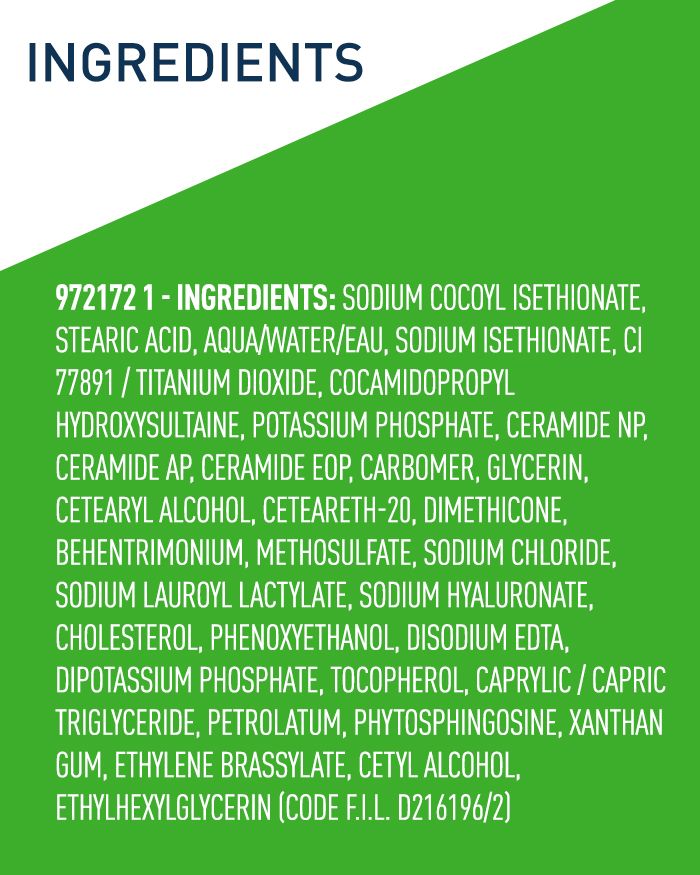 Pain nettoyant hydratant Pain nettoyant doux et hydratant
