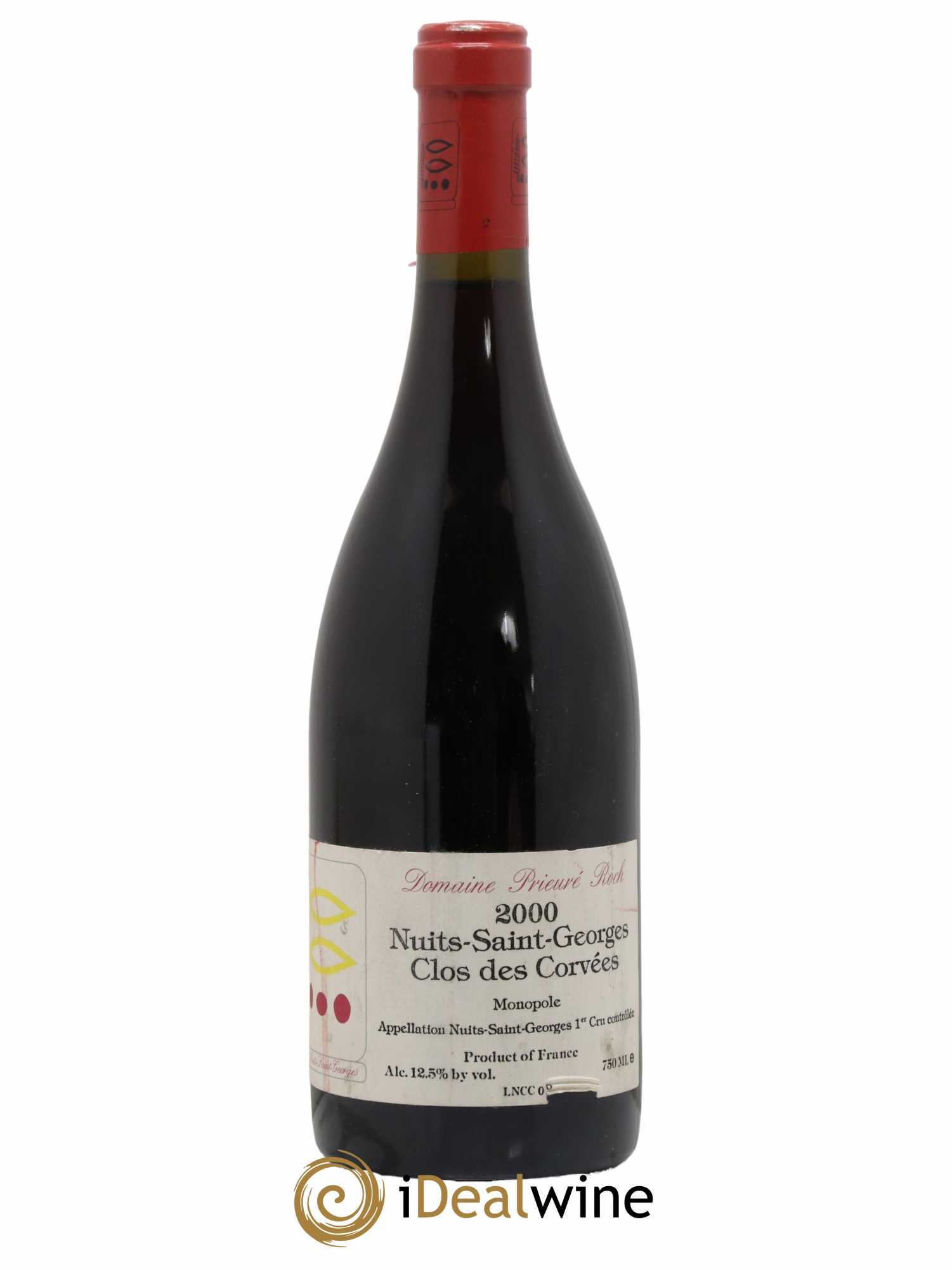 Nuits Saint-Georges 1er Cru Le Clos des Corvées Prieuré Roch  2000 - Lot de 1 Bouteille