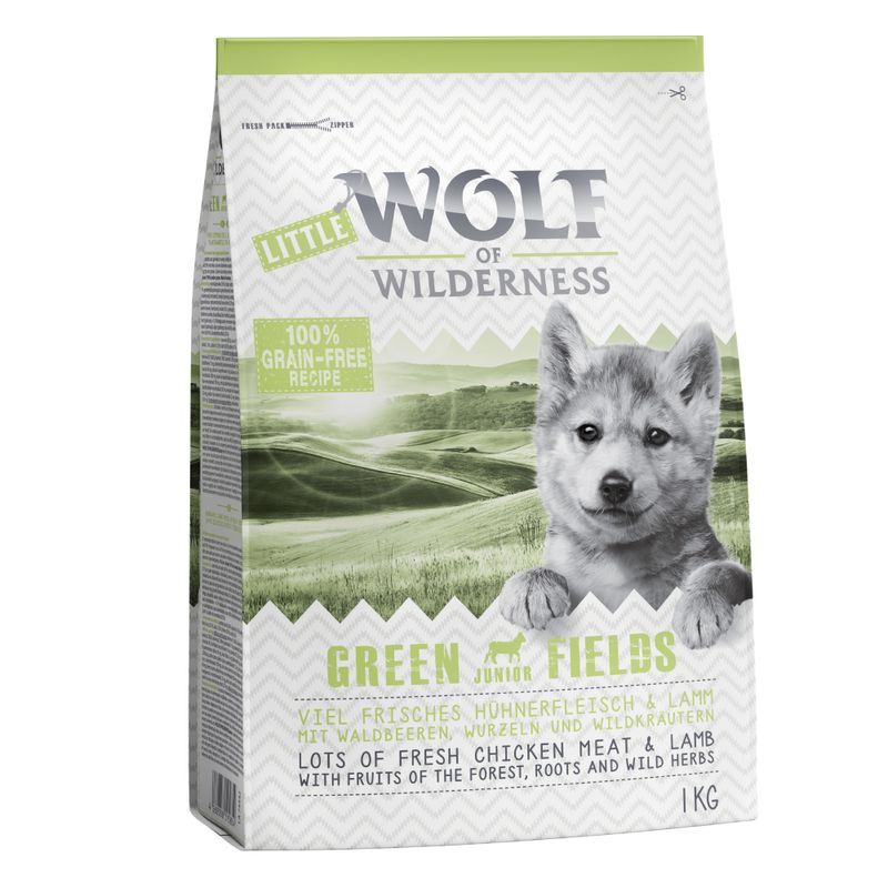 Probierpaket Wolf of Wilderness Junior 2 x 1 kg