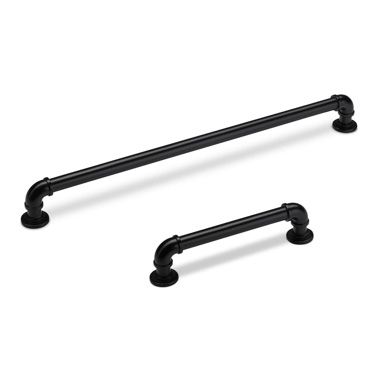 SO-TECH® Möbelgriff Bügelgriff TUBEOS schwarz BA 128 - 320 mm - incl. Schrauben, incl. Schrauben