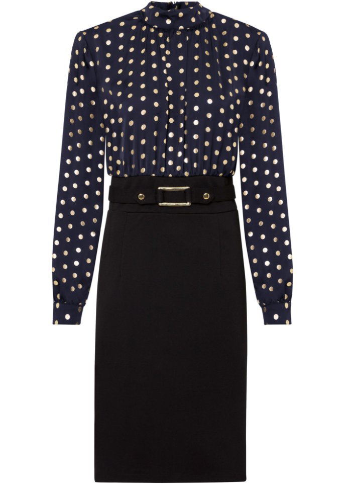 Kleid mit Polka-Dots