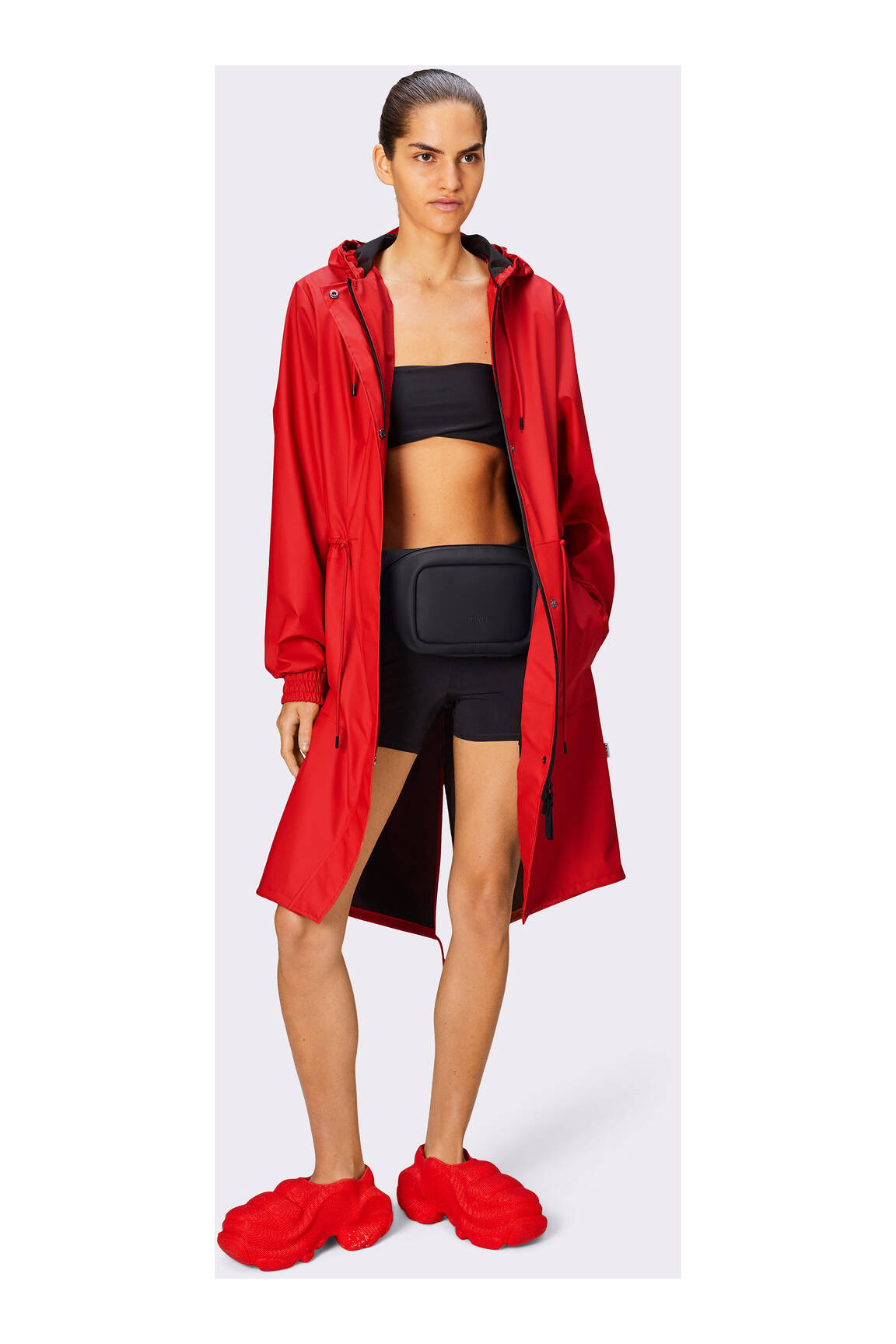 Rains Impermeables Trenchs Femme couleur rouge
