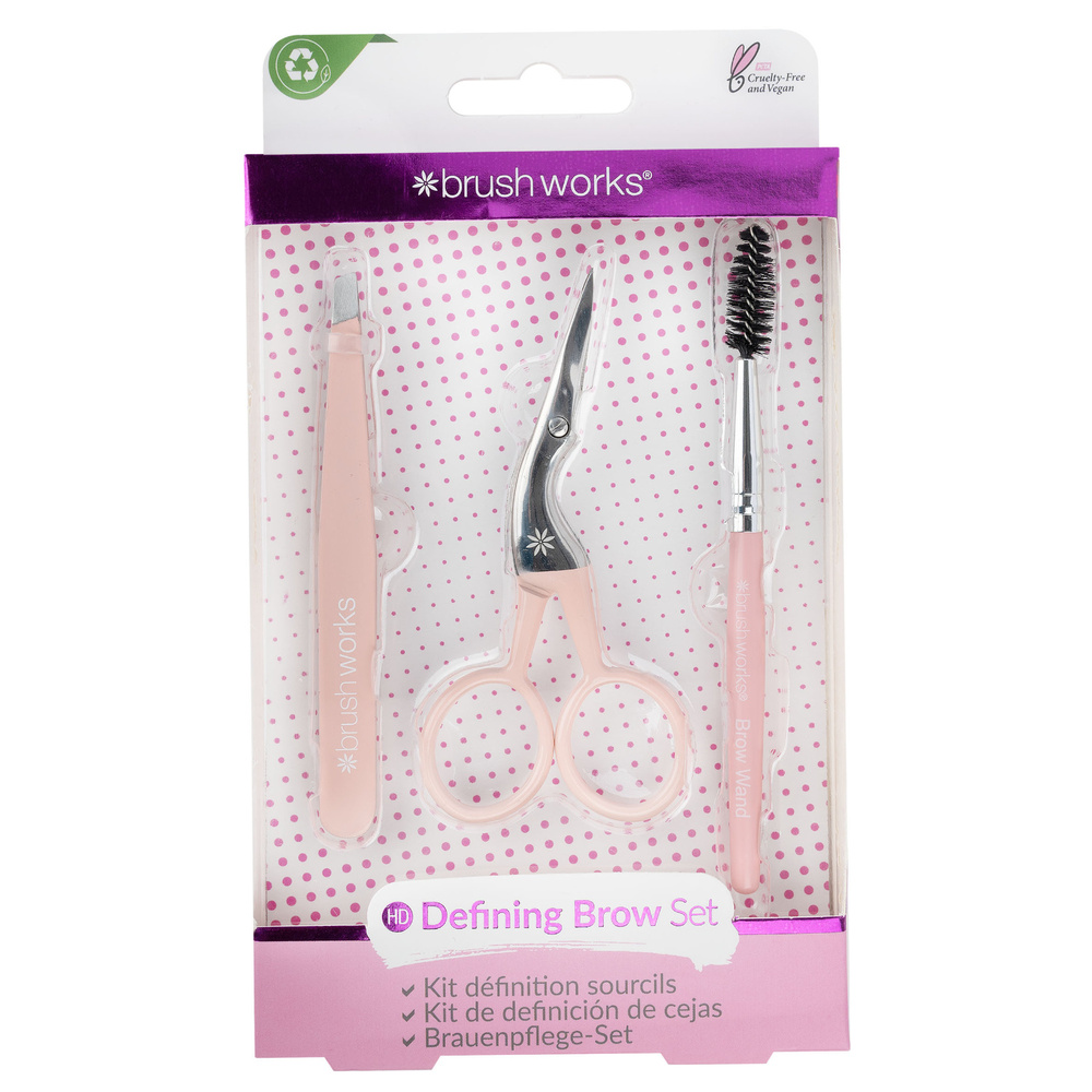 Brushworks Set à sourcils Accessoire beauté