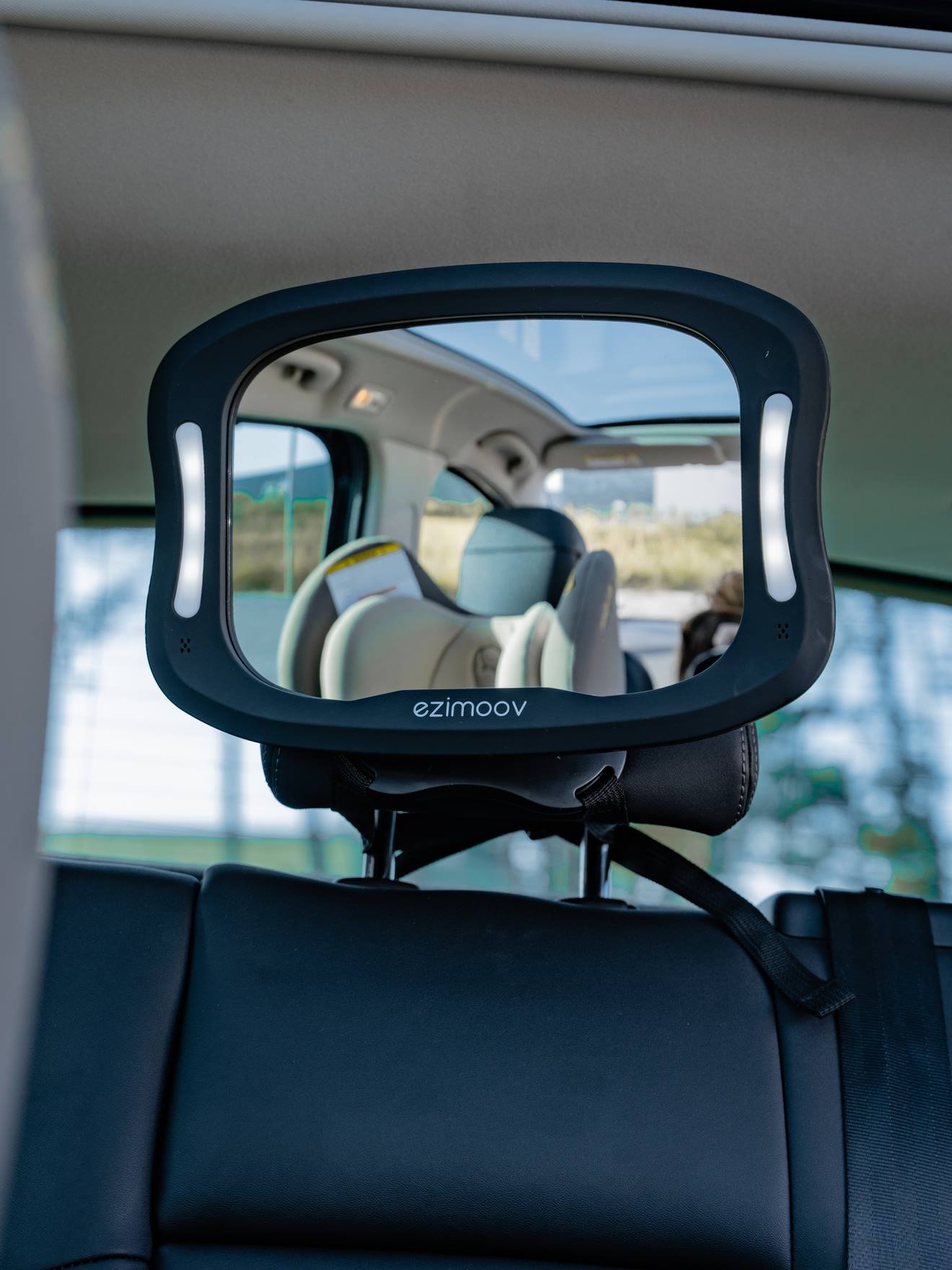 Miroir pour siège de voiture EZIMOOV EZI Mirror LED Eco-friendly noir