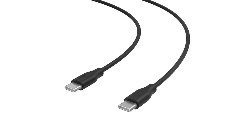 XLayer Colour Line Typ C auf Typ C Kabel 1 m Black