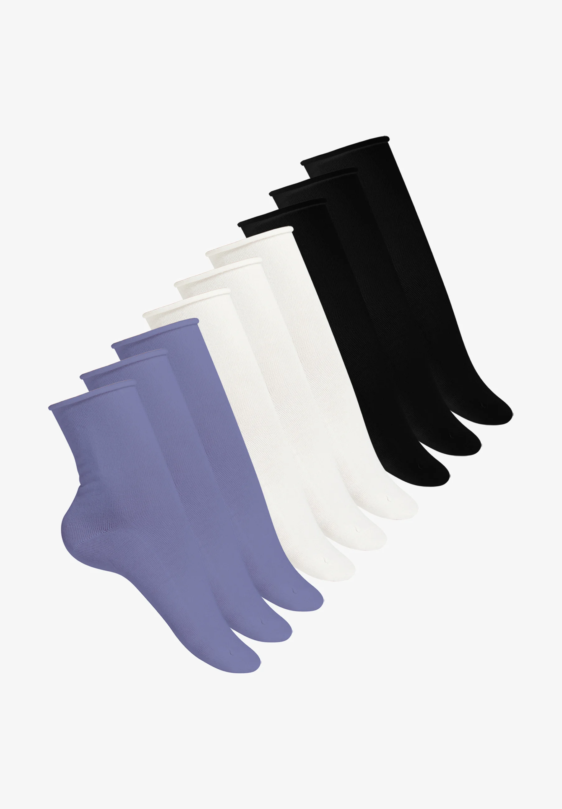 Golden Lady PACK DE 9 - Calcetines - lila blanco negro