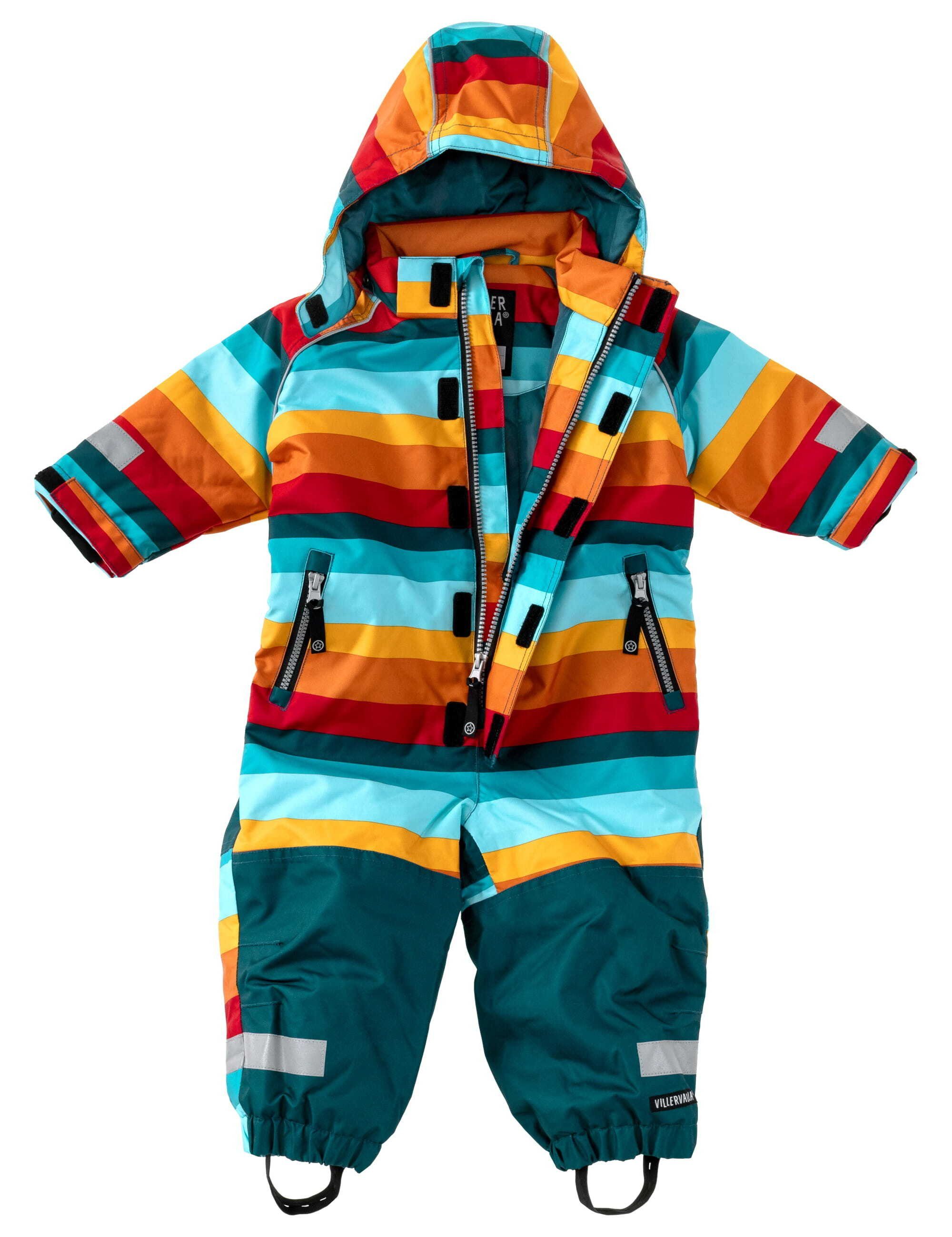Villervalla Schneeoverall Schneeanzug Streifen (1-tlg)