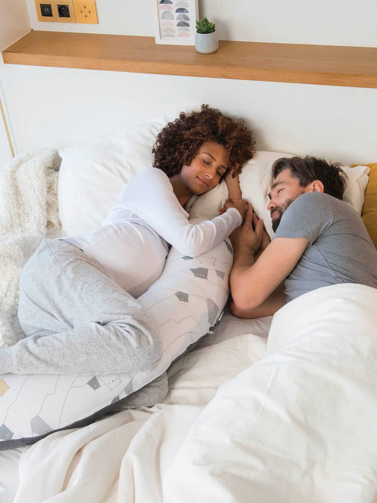 Doomoo Coussin de Maternité BABYMOOV bear grey