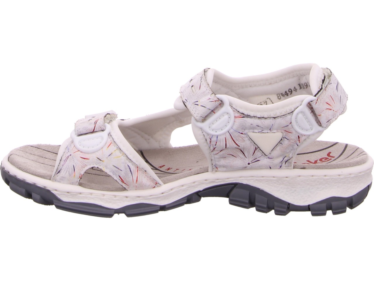 RIEKER Klassische Sandalen weiss
