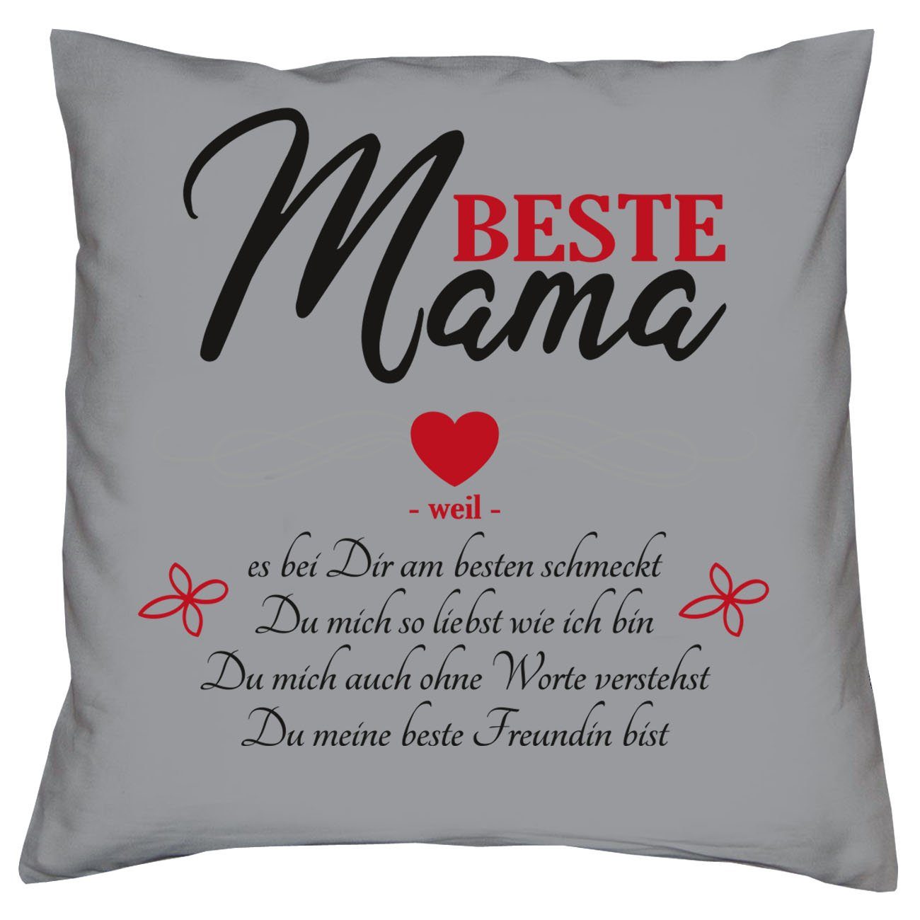 Soreso® Dekokissen Kissen Beste Mama Bester Papa Geschenke Set Eltern Weihnachtsgeschenk, Geschenk Weihnachten Muttertag Vatertag